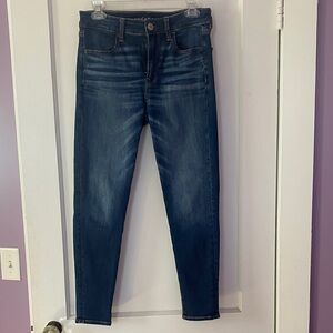 Women’s High Rise Dark Blue Jeans